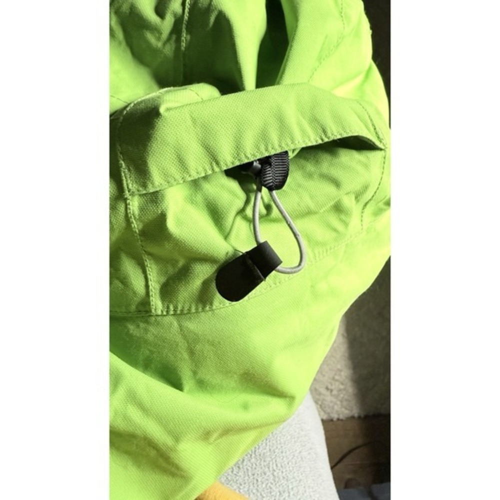 686 Snowsuit Jacket Girls Large‎ Lime Green Waterproof Breathable Attached Hood - Picture 11 of 11